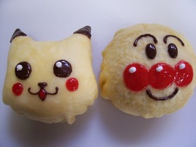 ホットケーキミックスでキャラクレープ♪