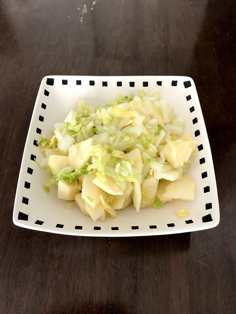 超簡単！白菜とりんごのコールスローサラダの画像