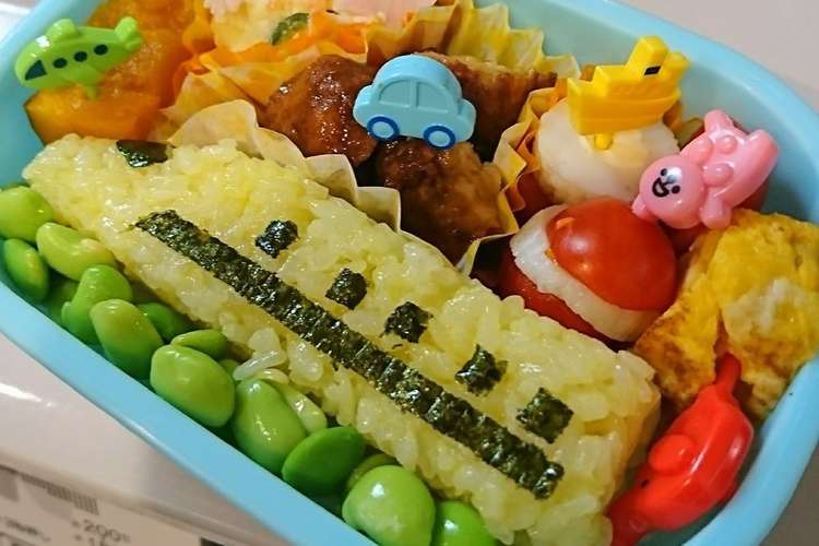 電車好きドクターイエロー 幼稚園用お弁当 レシピ 作り方 By れなーく クックパッド 簡単おいしいみんなのレシピが375万品