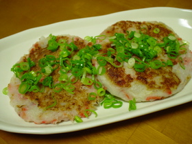 小エビたっぷり♪里芋のお焼き風