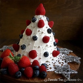 簡単パンケーキツリー*クリスマスケーキ