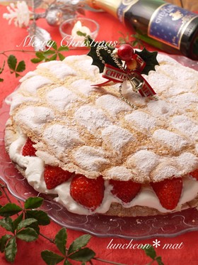 型不要*パンビー*簡単クリスマスケーキ