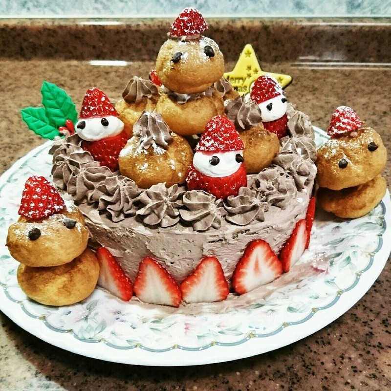 みんなが作ってる 市販スポンジクリスマスケーキのレシピ クックパッド 簡単おいしいみんなのレシピが348万品