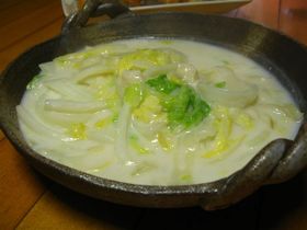白菜と貝柱のクリーム煮