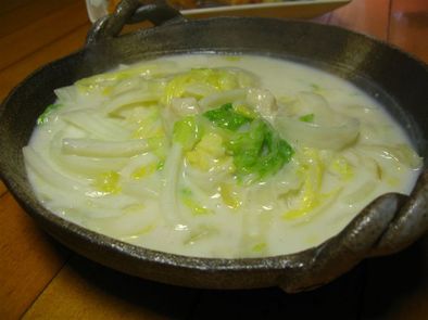 白菜と貝柱のクリーム煮の写真