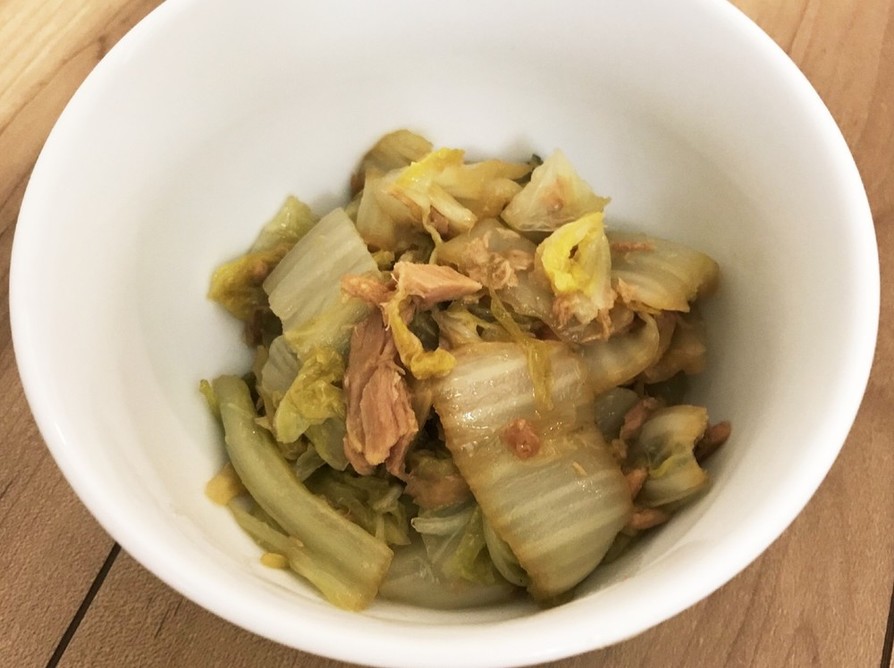 簡単✧白菜とツナの蒸し煮の画像