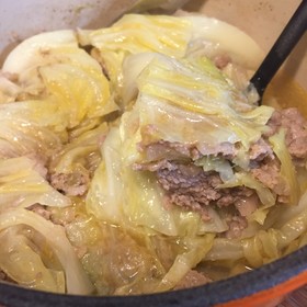 余りだねで簡単!巻かないロールキャベツ