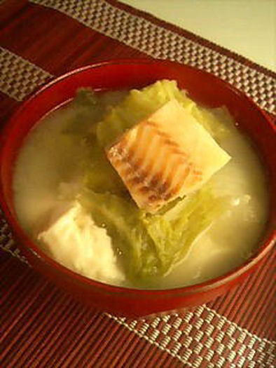 干し鱈の酒粕鍋の写真