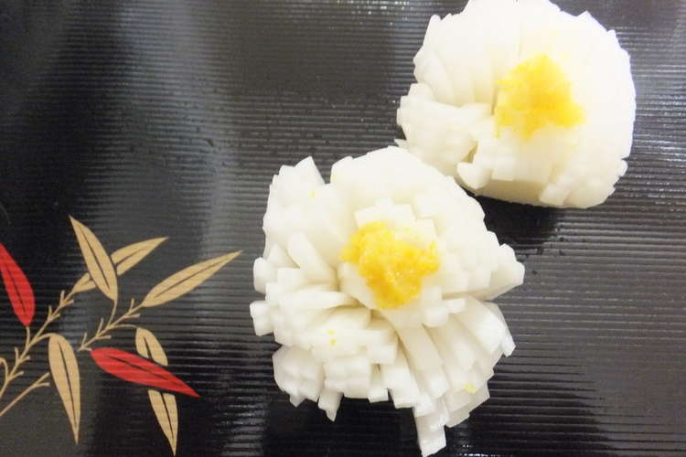 お正月お勧め 簡単 菊花かぶ甘酢漬け レシピ 作り方 By 竹田商店 クックパッド 簡単おいしいみんなのレシピが377万品