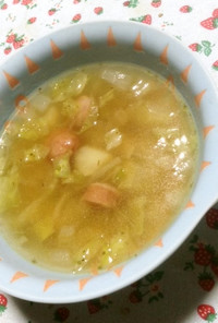 菊芋コンソメスープ