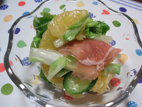 白菜とはっさくのサラダ☆