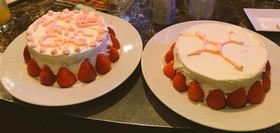 食べられるトロピカル幾何学ケーキ
