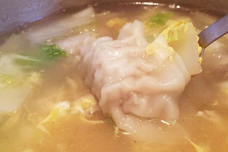 トロトロ白菜と卵の餃子スープ レシピ 作り方 By ちぃたん クックパッド 簡単おいしいみんなのレシピが356万品