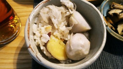 ホクホク☆里芋とさつま芋の炊き込みご飯の写真