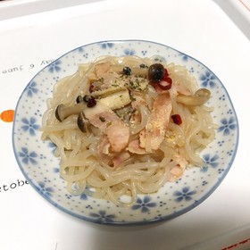 フライパン1つで!しらたきペペロンチーノ