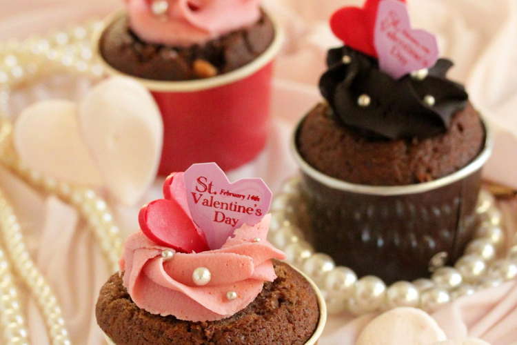 バレンタイン モカショコラのカップケーキ レシピ 作り方 By Alice クックパッド 簡単おいしいみんなのレシピが371万品