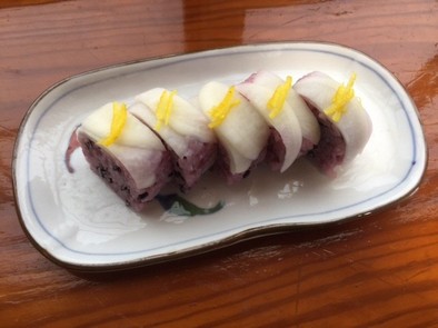 【野菜ソムリエ】聖護院かぶの紅白寿司の写真