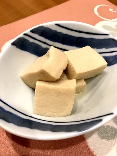 やさしい味の高野豆腐の写真