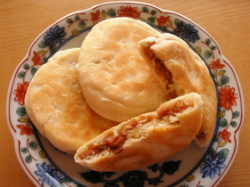 魚肉ソーセージのお焼き(~o~)
