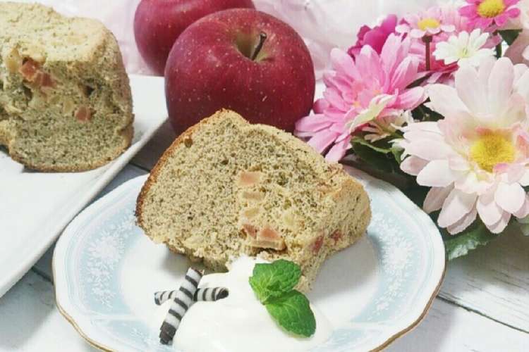 りんごと紅茶の米粉シフォンケーキ レシピ 作り方 By Qmiぽ クックパッド