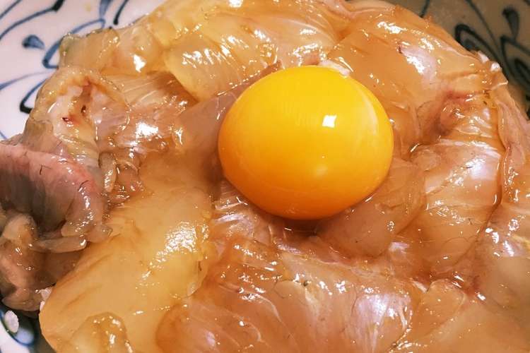 ヒラメの漬け丼 レシピ 作り方 By 浜のキノコ クックパッド