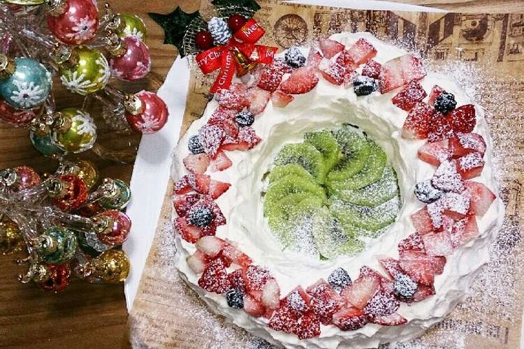 カップケーキdeクリスマス リースケーキ レシピ 作り方 By Crispy クックパッド