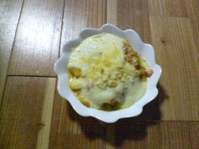 おさかなのソーセージのグラタン