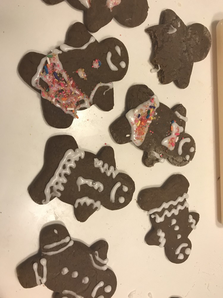 クリスマスジンジャーブレッドクッキーの画像
