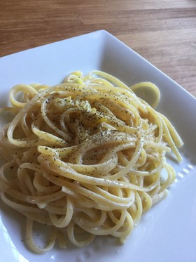 和えるだけ☆塩レモンクリームパスタ