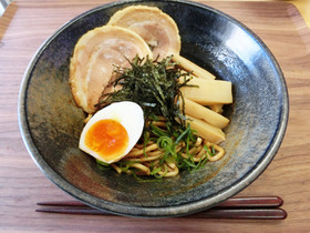 【糖質制限】本格店の味!大豆麺の油そば