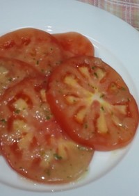 こめ油のトマトのサラダ