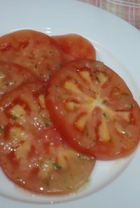 こめ油のトマトのサラダ