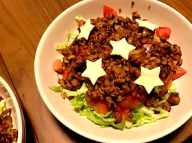 話題入り!簡単子供も大好きタコライス☆