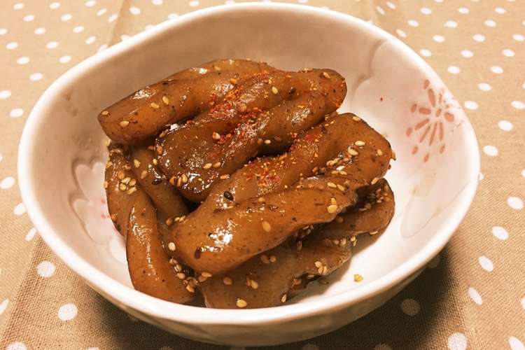ねじりこんにゃくの甘辛煮 レシピ 作り方 By あい クックパッド 簡単おいしいみんなのレシピが352万品