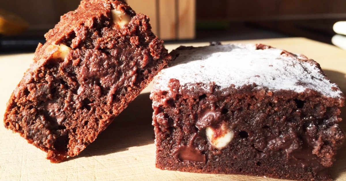 ファッジーココナッツブラウニーのレシピ