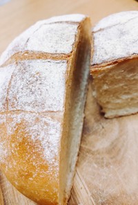 《HB》簡単田舎パン (油脂、牛乳なし)