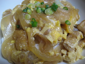 麩わっ☆とろっ☆あげたま丼