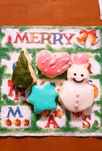 クリスマスに　アイシングクッキー　簡単