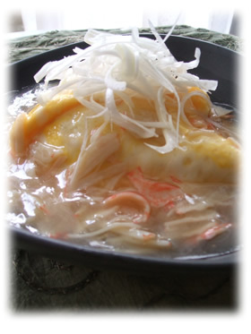 蟹カマでとろとろ天津飯