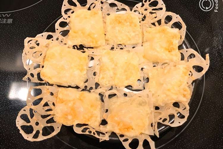 レンジで簡単 れんこんチーズのカリカリ焼 レシピ 作り方 By クックまいななパパ クックパッド