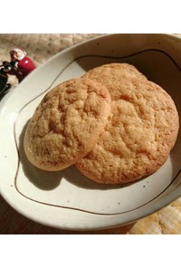 三温糖のバタークッキー