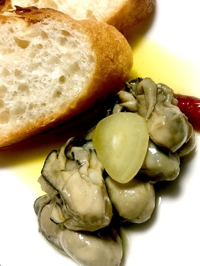 牡蠣のオイル漬け 簡単絶品の写真