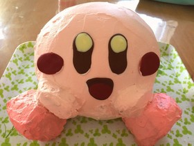 パーティーに!カービィの立体ケーキ