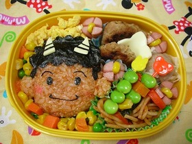 ☆節分♪赤オニさん弁当(キャラ弁)☆