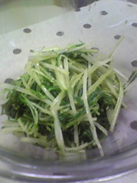 簡単☆からし水菜