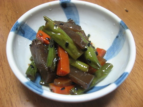 野菜きんぴら 箸やすめ、お弁当にも♪