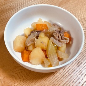 水なし!めんつゆで作る簡単肉じゃが☆