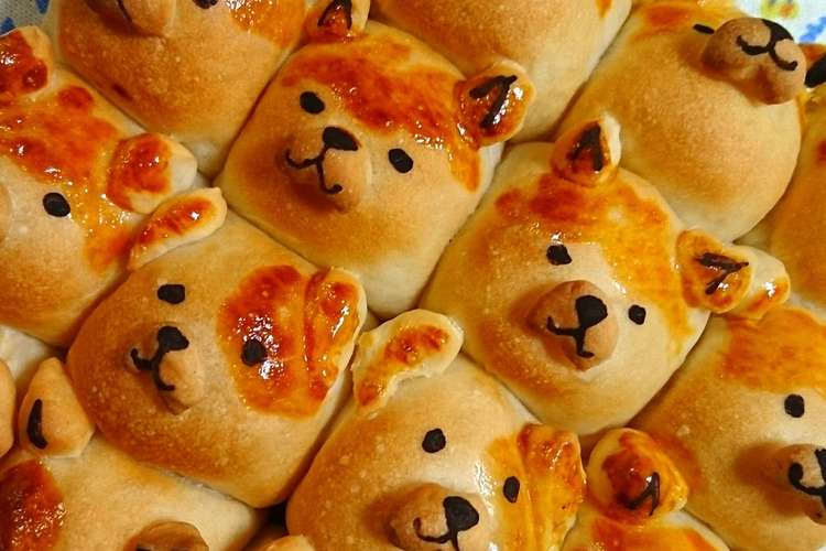 ちぎりパン犬 わんこ レシピ 作り方 By くっく畑 クックパッド 簡単おいしいみんなのレシピが377万品