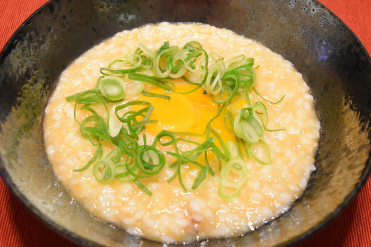 すりおろした長芋 人参が美味 もみじ雑炊 レシピ 作り方 By スーツでキッチン クックパッド