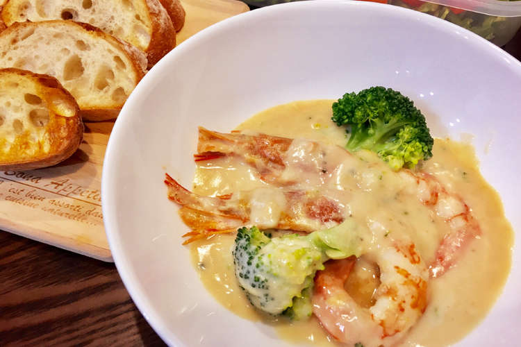 クリスマスやお正月に 海老のクリーム煮 レシピ 作り方 By おいしい楽しい大好き クックパッド 簡単おいしいみんなのレシピが363万品